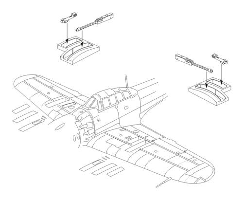 Mitsubishi A6M5c Armament set (Hasegawa)  CMKA7244
