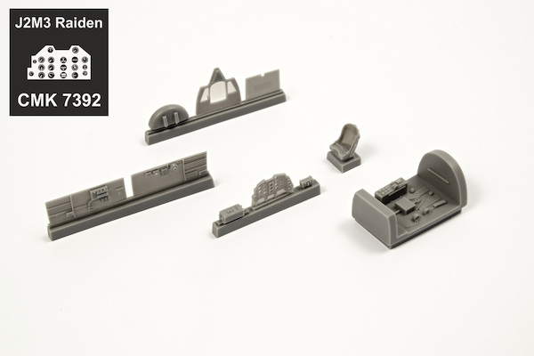 Mitsubishi J2M3 Raiden Cockpit set (Hasegawa) CMKA7392
