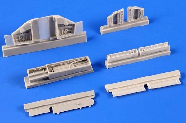 A4B/Q Skyhawk Undercarriage set - Wheelbays (Airfix)  CMKA7436