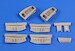 Beaufighter TF MKX Main Undercarriage bays correction set (Airfix) CMKA7438