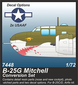 North American B25G Mitchell 75mm Gun nose Conversion set (Airfix)  CMKA7448