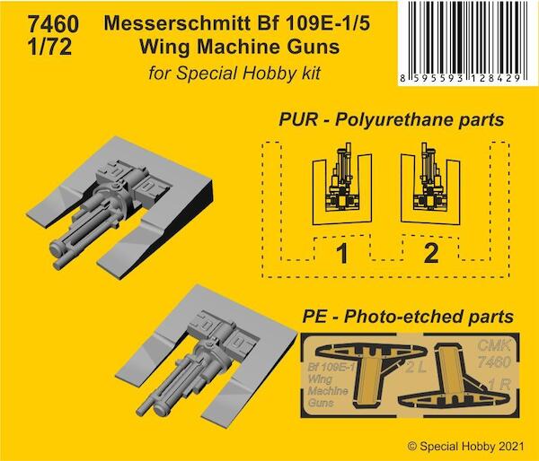 Messerschmitt BF109E-1/5 Wing Guns (Special Hobby) CMKA7460
