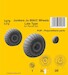 Junkers Ju88A/C Wheels - LATE type- (Revell) CMKA7479