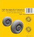 Beaufighter Mk VI, MkX, Mk21 Mainwheels / Early Disk and Smooth Pattern wheels (Airfix) CMKA7480