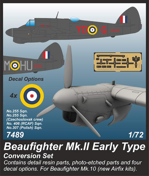 Beaufighter Mk.II Early Type Conversion set (Airfix)  CMKA7489
