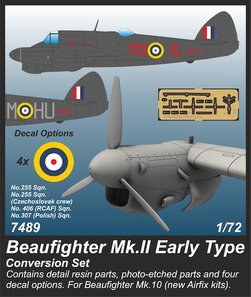 Beaufighter Mk.II Early Type Conversion set (Airfix) CMKA7489