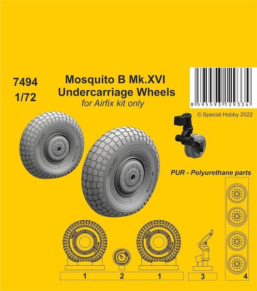 Mosquito B MkXVI Wheels  (Airfix)  CMKA7494