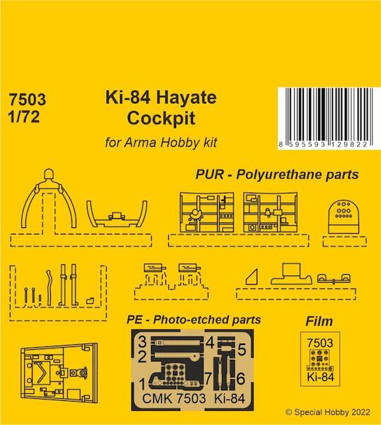 Ki-84 Hayate "Frank"Cockpit (Arma Hobby) CMKA7503