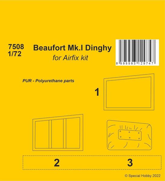 Beaufort Mk.I Dinghy (Airfix)  CMKA7508