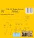 F/A-18F Super Hornet Cockpit 1/72 / for Revell kit 129-7511