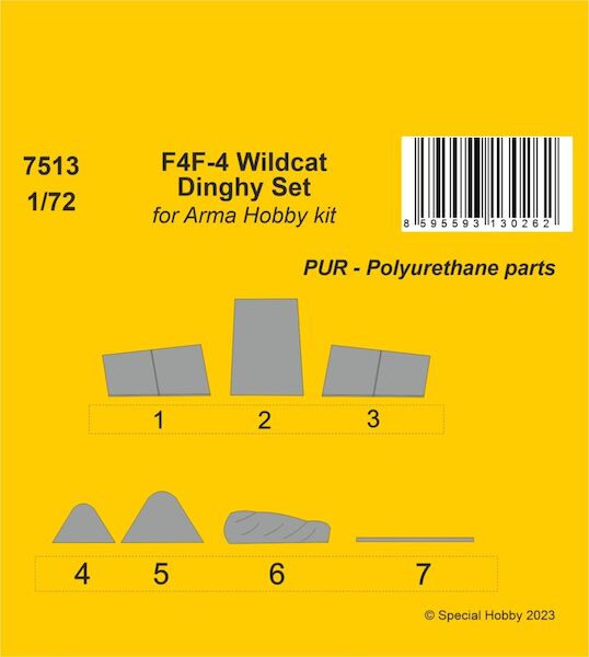 F4F-4 Wildcat Dingy (Arma Hobby)  CMKA7513