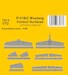 P-51B/C Mustang Control Surfaces (Arma Hobby) 129-7514