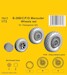 B-26B/C/F/G Marauder Wheels set (Hasegawa and Eduard) CMKA717