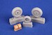 B-26B/C/F/G Marauder Wheels set (Hasegawa and Eduard)  CMKA7517