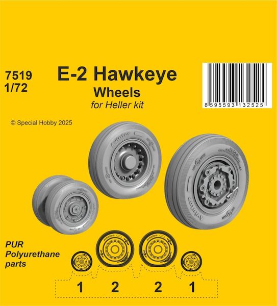 E2 Hawkeye Wheels (Heller) CMKA7519