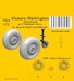 Mosquito Mainwheels and Tailwheel w/Leg  (Special Hobby) 129-7524