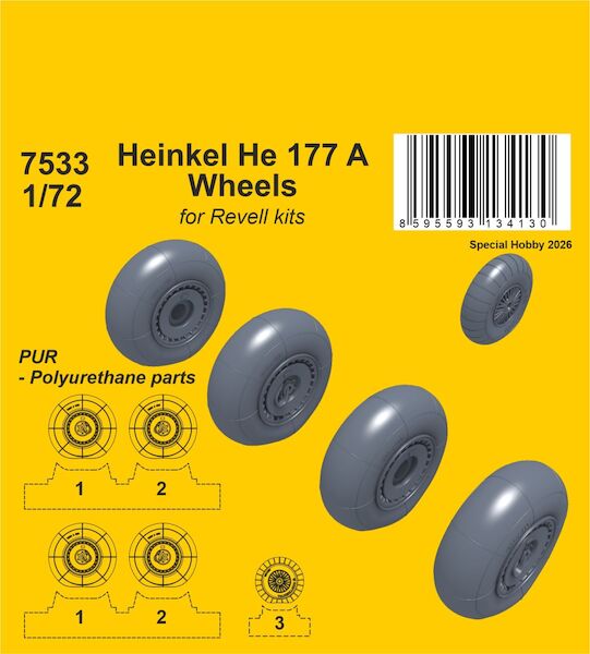 Heinkel He177A Wheels (Revell)  CMKA7533