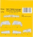 TBF/TBM Avenger Control Surfaces (Hobby Boss) 129-7534