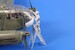 Siebel Si204/Aero C3 Airman cleaning canopy CMK-F48358