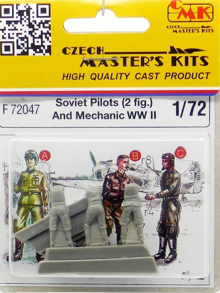 Soviet Pilots and Mechanic WW2 (3 fig) F-72047