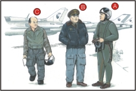 Warsaw Pact Pilots (3 fig)  F72051