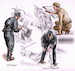 German Mechanics WW2 (3 fig) CMK-F72078