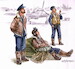 RAF Pilots before flight (3 Figures) CMK-F72079