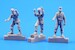 German A4/V2 Missile launching platform personnel (3 figures) CMK-F72282