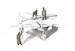 Barracuda Mechanics ( 3 figures) aboard carrier with raincoat F-72330