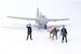 Ox towing a Me163B with Luftwaffe Ground crew F-72346