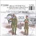 MiG21PF/PFM Pilots in High Altitude Pressure suit and Ground crew (2 figures) F-72366
