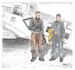 BF109E Ace A. Galland and Mechanic (2 Figures) 