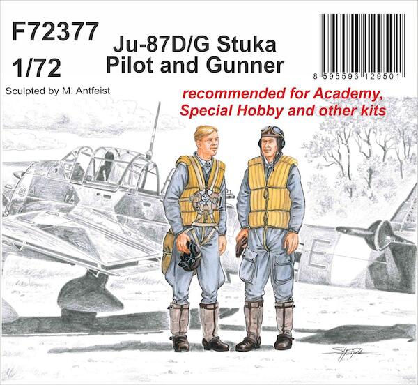 Junkers Ju87D/G Stuka Pilot and Gunner (2x)  F72377