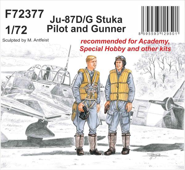 Junkers Ju87D/G Stuka Pilot and Gunner (2x) F72377