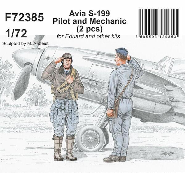 Avia S-199 Pilot and Mechanic  F72385