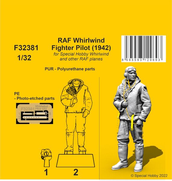 RAF Whirlwind Fighter Pilot (1942) F32381