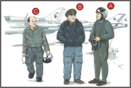 Warsaw Pact Pilots (3 fig) F72051
