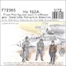 Heinkel He162A 3 Fighter Pilot figures each in different gear: Great Coat, Flying Suit and Breeches CMK-F72365