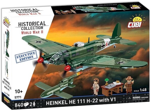 Heinkel HE 111 H-22 with V1 Flying Bomb - Executive Edition  COBI-5771