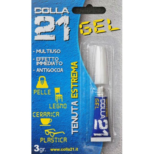 Colle 21 Gel - 3gr Tube 8033669100639