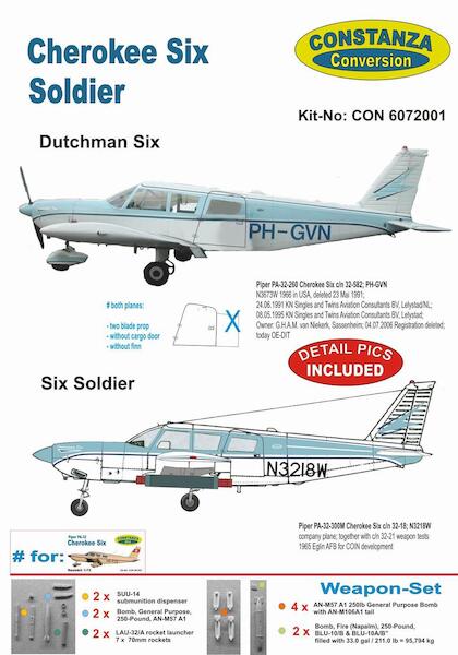 Piper PA32-300 Cherokee Six Soldier  CON6072001