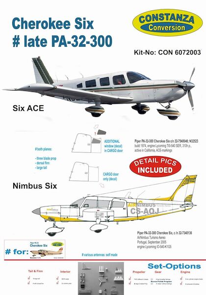 Piper PA32-300 Cherokee Six (late) (For Constanza Cherokee six) CON6072003