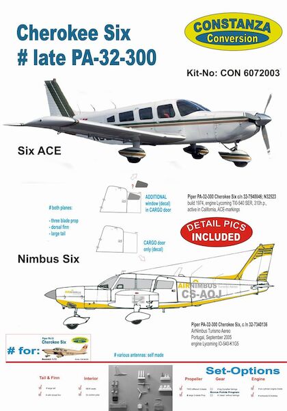 Piper PA32-300 Cherokee Six (late) (For Constanza Cherokee six)  CON6072003