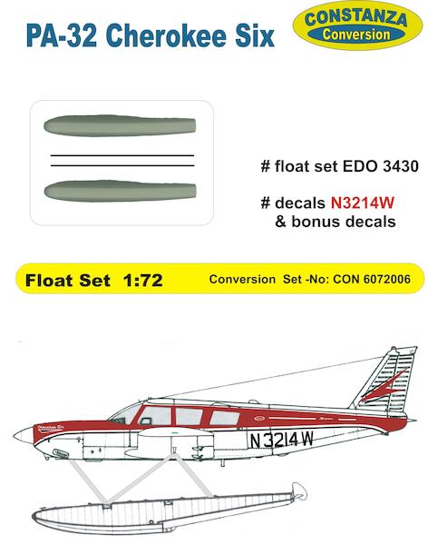 Piper PA32 Cherokee six Float set CON6072006