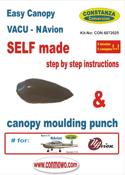 Canopy moulding punch for Navion CON6072025