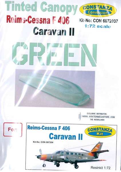 Reims-Cessna F406 Green tinted canopy (Constanza) CON6072037