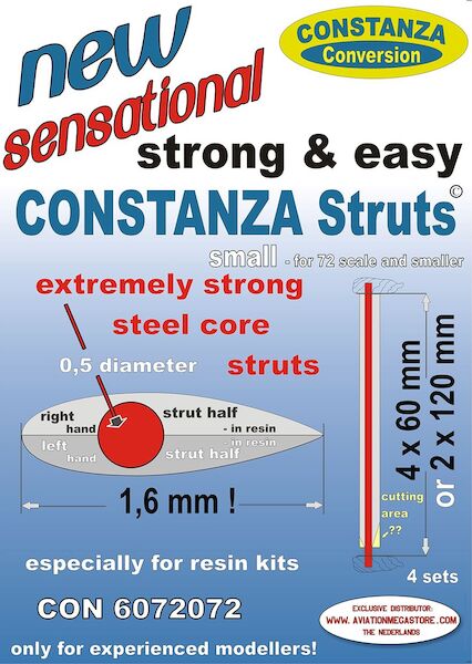 Constanza Struts - small (72) - 1,6 mm  CON6072072