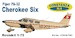 Piper Cherokee Six (RESTOCK) CON807201