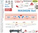 Udet's Rhönbussard  Masking set CON807236
