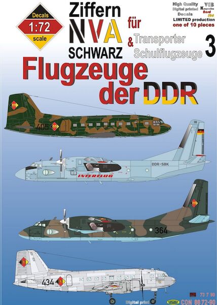Flugzeuge der DDR: Trainer & Transport 3 (Ilyushin IL14, Antonov AN26)  CON887290